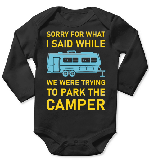 Camping Camper Vacation Gift Long Sleeve Baby One-Piece
