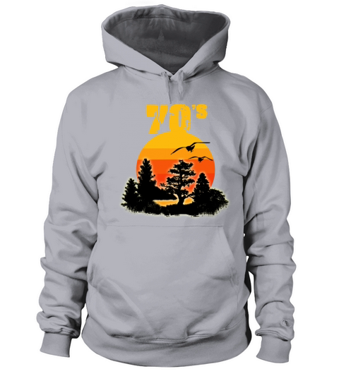 70s nature era peace sun cool gift idea Women's Hoodie