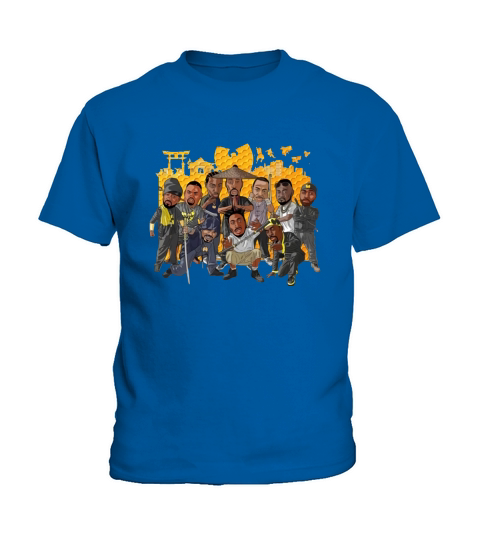 Wu tang band members chibi Halloween Kids T-Shirt
