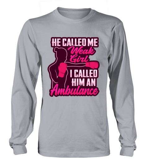 Funny Boxing Girl Design for a Boxing Woman Women's Long Sleeve