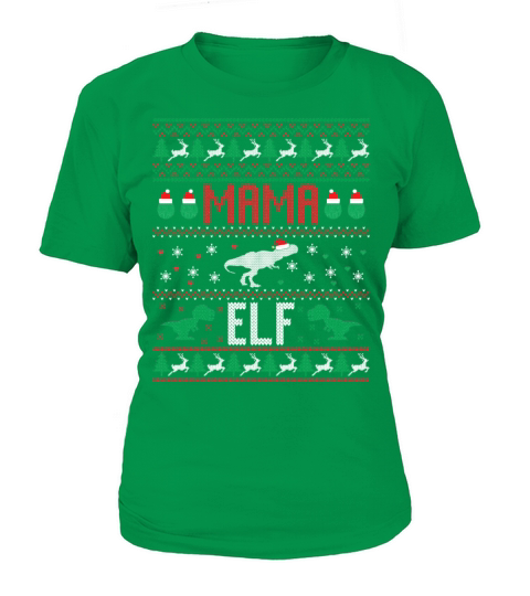 Mama Elf - Funny Christmas Women's T-Shirt