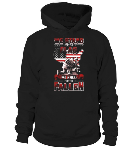 Memorial - Stand for the flag - American Hoodie Unisex