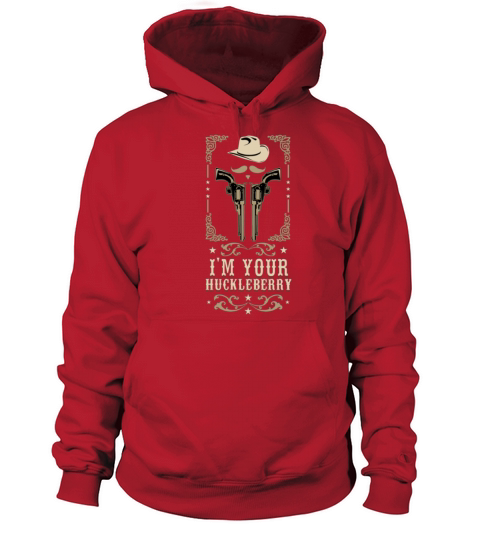Im Your Huckleberry Vintage Cowboy Say When Women's Hoodie