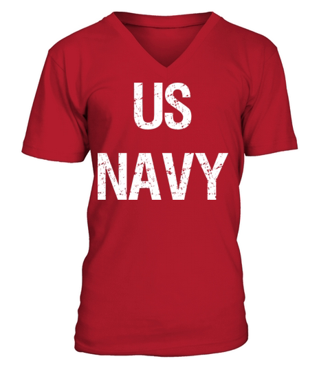 US NAVY Men's V-Neck T-shirt