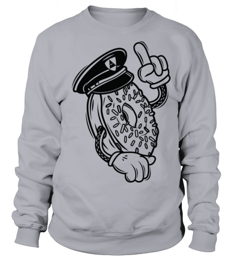 funny Donut Police T-Shirt Men's Sweatshirt