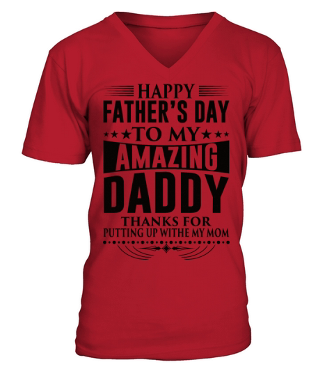 Happy Fathers Day Men's V-Neck T-shirt