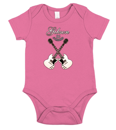gibson sg Short Sleeve Baby One-Piece