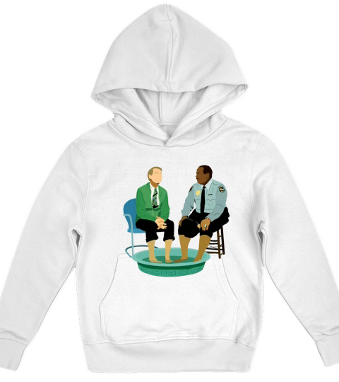 Mr Rogers Officer Clemmons Pool Kids Hoodie
