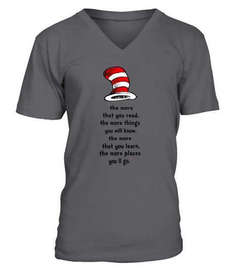 Dr Seuss Day Kids V-Neck T-shirt