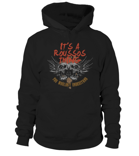 Funny Vintage Style Tshirt for ROUSSOS Hoodie Unisex