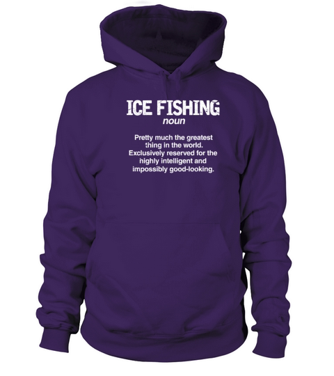 Ice Fishing Definition Women's Hoodie