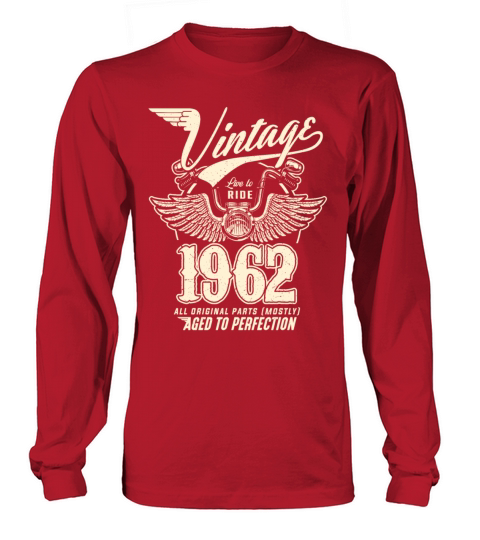 Vintage 1962 - 60 years old - 60th birthday gift Women's Long Sleeve