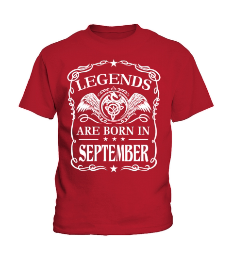 Legends are born in September Kids T-Shirt