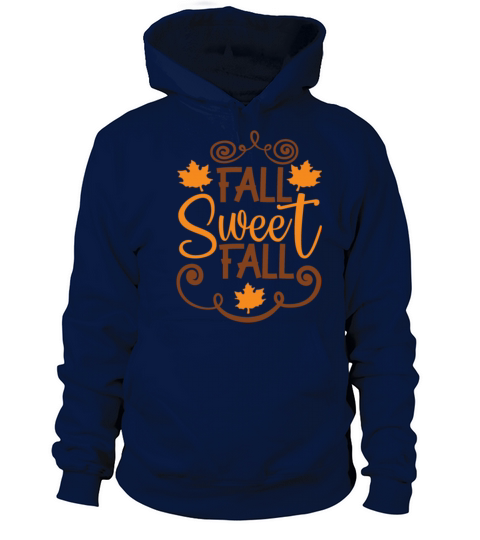Fall sweet fall with decoration and maple leaf Women's Hoodie