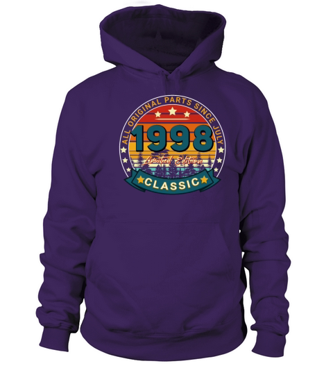 July 1998 Vintage Gift Idea Women's Hoodie