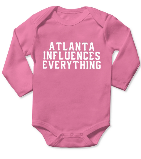 Atlanta Influences Everything Long Sleeve Baby One-Piece