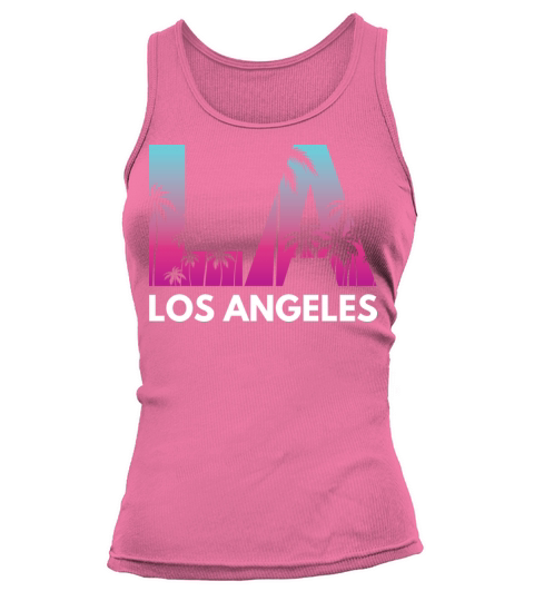 LA Los Angeles palm trees Women's Tank Top