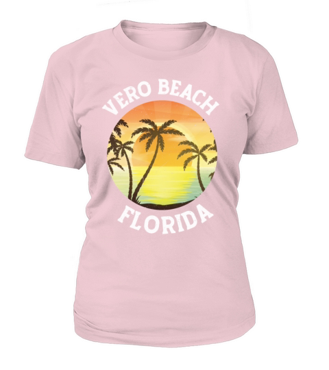 Vintage Vero Beach Florida Retro 70s 80s Souvenir Women's T-Shirt