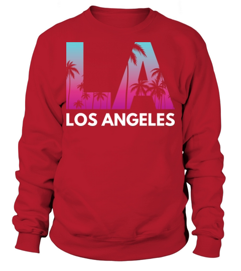 LA Los Angeles palm trees Men's Sweatshirt