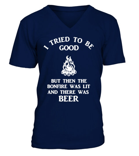 Beer and Camping Shirt Men's V-Neck T-shirt