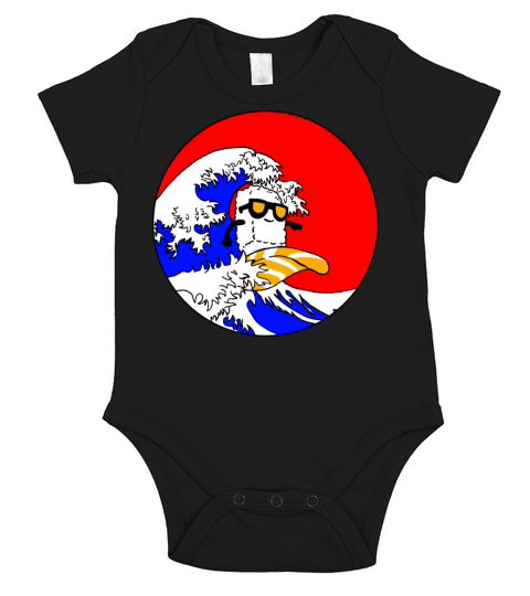 sushi and sunshine Short Sleeve Baby One-Piece