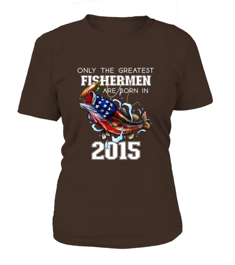 Kids 6th Birthday Gift 2015 Fishermen Bass Fishing Women's T-Shirt