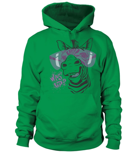 Print with zebra Women's Hoodie