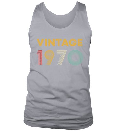 Vintage 1970 50th Birthday Men's Tank Top