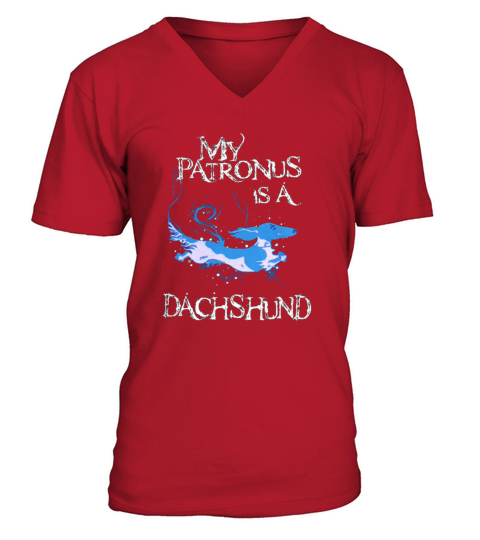 MY PATRONUS IS A DACHSHUND T SHIRT V-Neck T-shirt