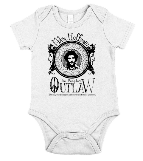 Abbie Hoffman Chicago 7 Trial Steal This Book Yippie Politics Short Sleeve Baby One-Piece