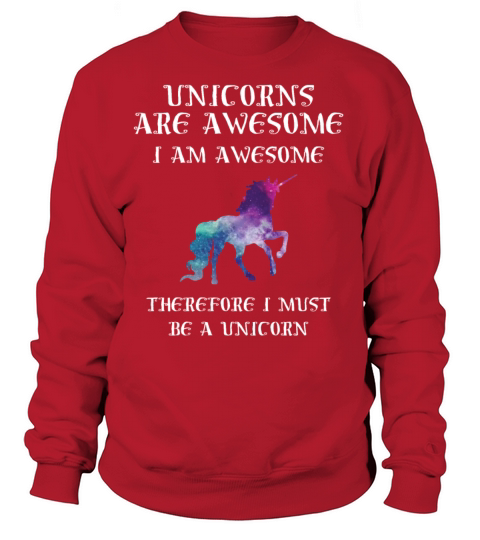unicorn are awesome i am Women's Sweatshirt