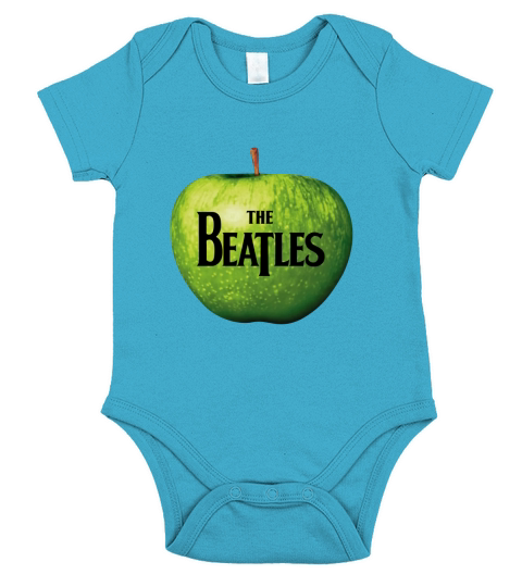 The Beatles Apple Short Sleeve Baby One-Piece