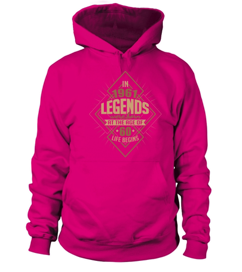 Legends were born in 1961 Women's Hoodie