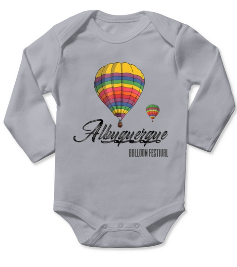 Albuquerque Balloon Festival Long Sleeve Baby One-Piece