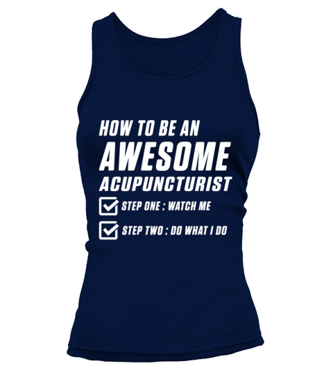 Acupuncture Learning Funny Acupuncturist print Women's Tank Top