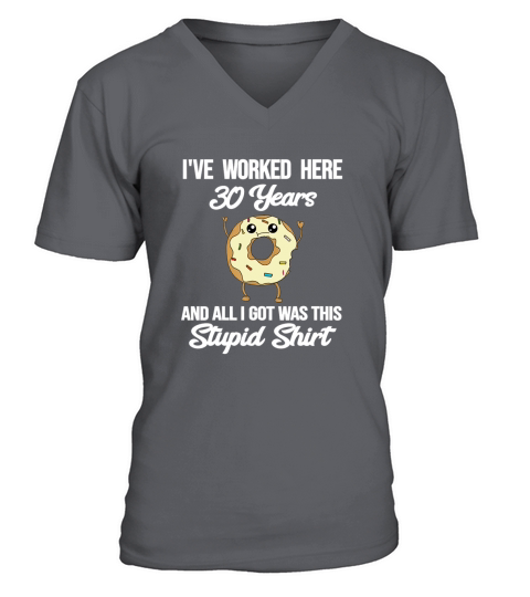 Funny 30th Work Anniversary 30 Year Appreciation V-Neck T-shirt