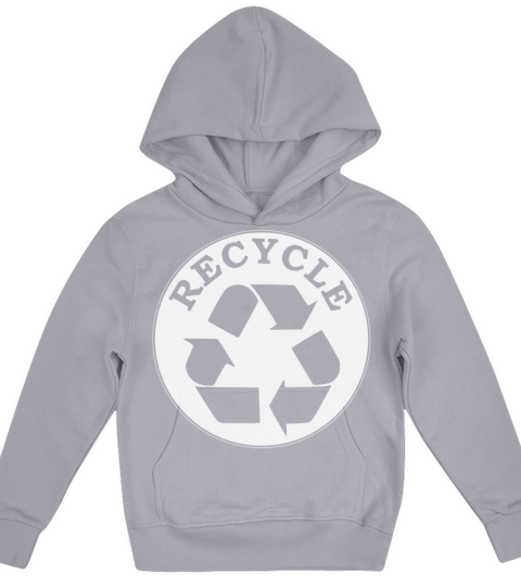 Recycle logo tee shirt Kids Hoodie