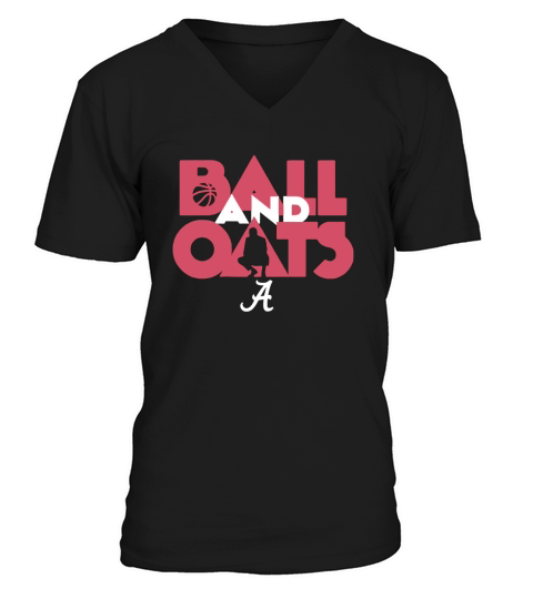 Ball & Oats Licensed by Alabama Basketball Shirt V-Neck T-shirt