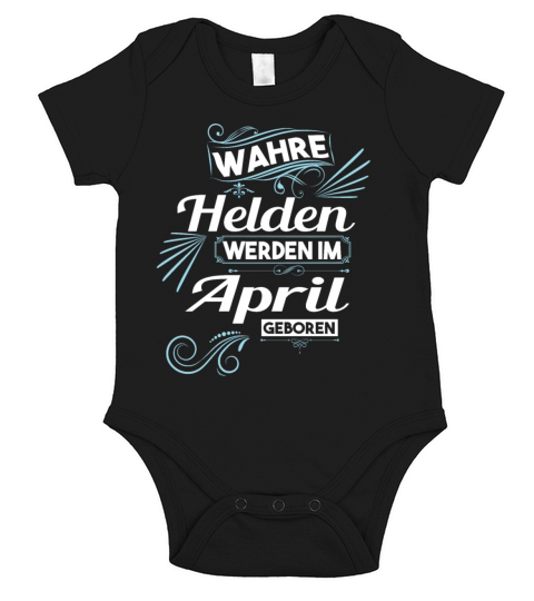 Birthday hero April month of birth Short Sleeve Baby One-Piece