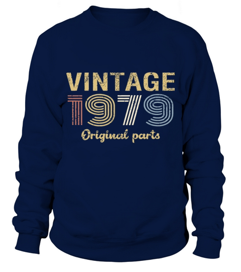 vintage 1979 original parts vintage hipster Men's Sweatshirt