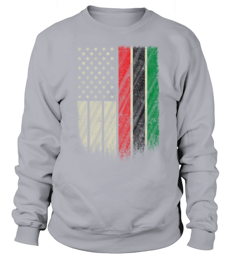 African American Flag Pan African UNIA Flag Retro Women's Sweatshirt