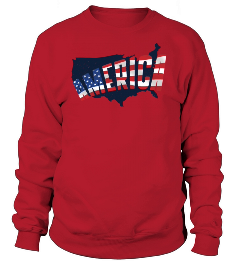 American Flag T-Shirt Women's Sweatshirt