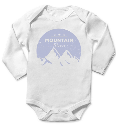 Mountain mover Long Sleeve Baby One-Piece