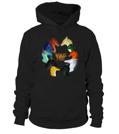 Wings Of Fire All Together Dragon Hoodie Unisex