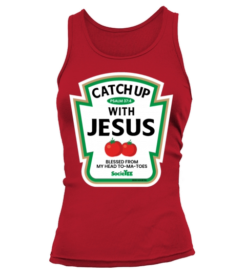 catch up with jesus Women's Tank Top