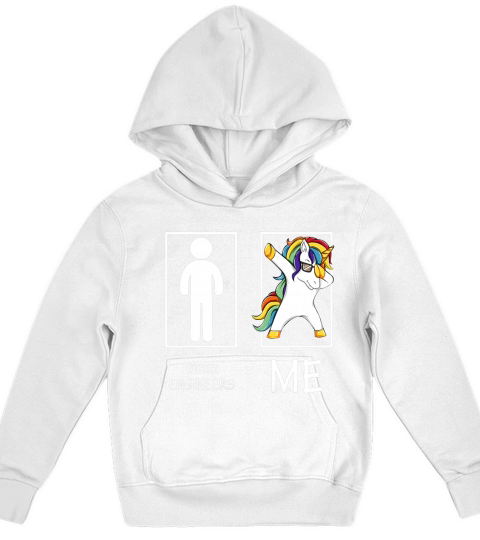 Other Engineers Me Unicorn Dabbing shirt - Coffee Mug (colored) Kids Hoodie