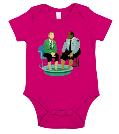 Mr Rogers Officer Clemmons Pool Short Sleeve Baby One-Piece