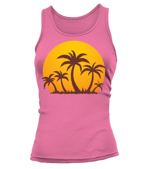 Palm Trees and Sun Women's Tank Top