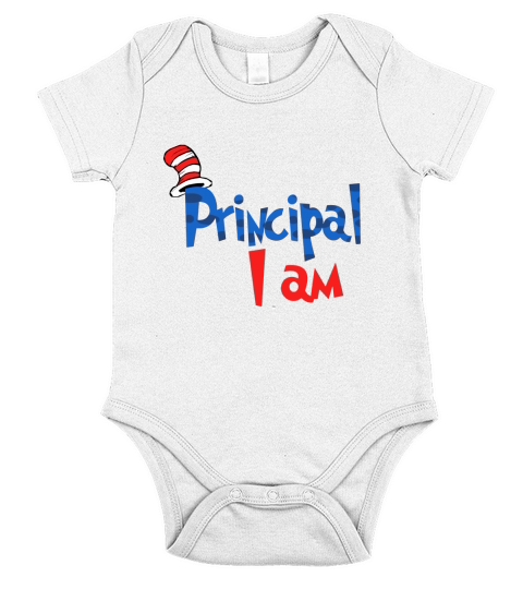 Dr Seuss Principal I am Short Sleeve Baby One-Piece
