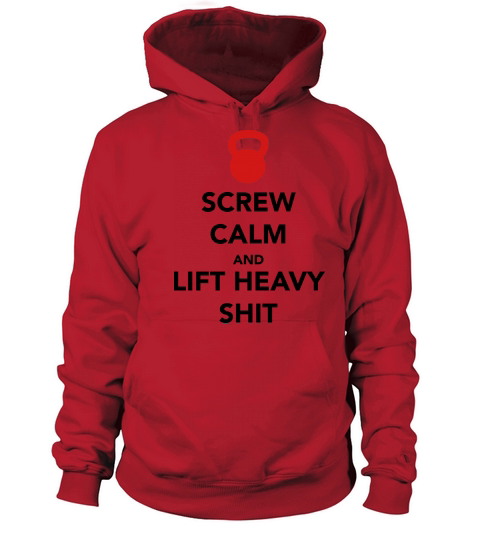screw calm and lift heavy - kettle bell Women's Hoodie